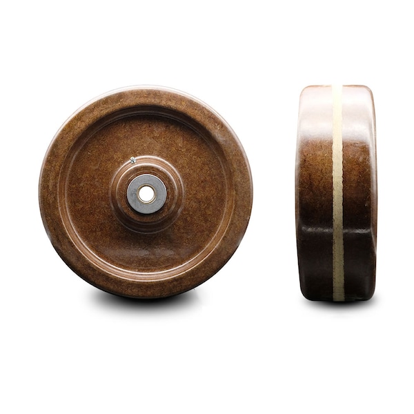 SCC-12" High Temp Phenolic Wheel Only w/Roller Bearing- 3/4" Bore-3500 lbs Cpty